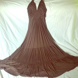 🤎Forever 21 Long Brown Maxi Dress